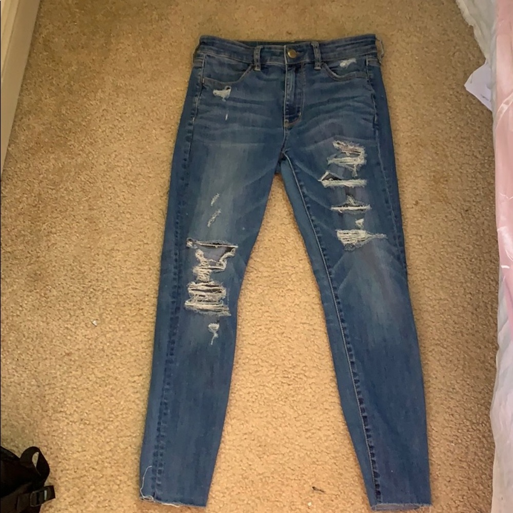 American eagle hi rise jegging size 6